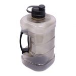 Gym water bottle 2L black